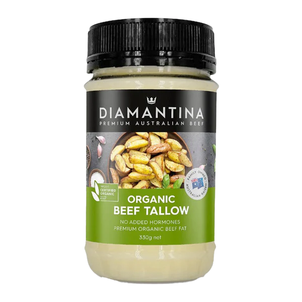Diamantina Organic Beef Tallow 330g Jars