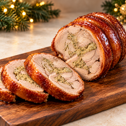 Boneless Porchetta Seasoned Roast (Fresh Herbs, Garlic & Lemon Rind) - Christmas Pre-order Deposit